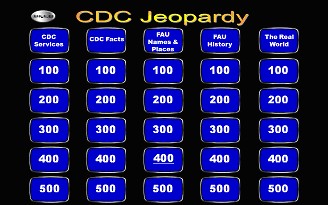 Main Jeopardy Screen